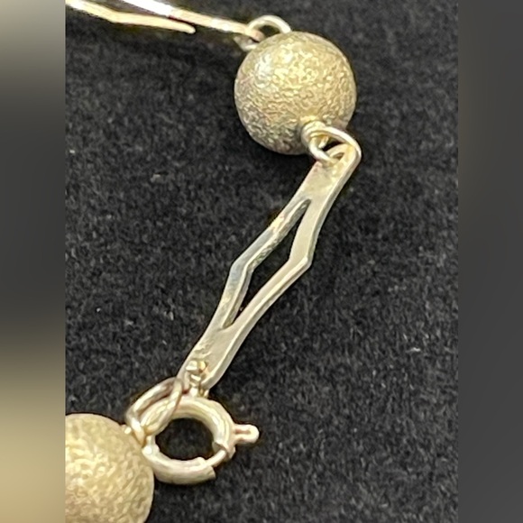 Elegant Unusual 925 Sterling Silver Italian Bracelet Made in Italy Vintage 70’s - Picture 4 of 15